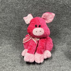 Sugar Loaf Pink Pig Plush 10” Stuffed Animal Soft‎ Toy Beanie Bottom Bow RARE